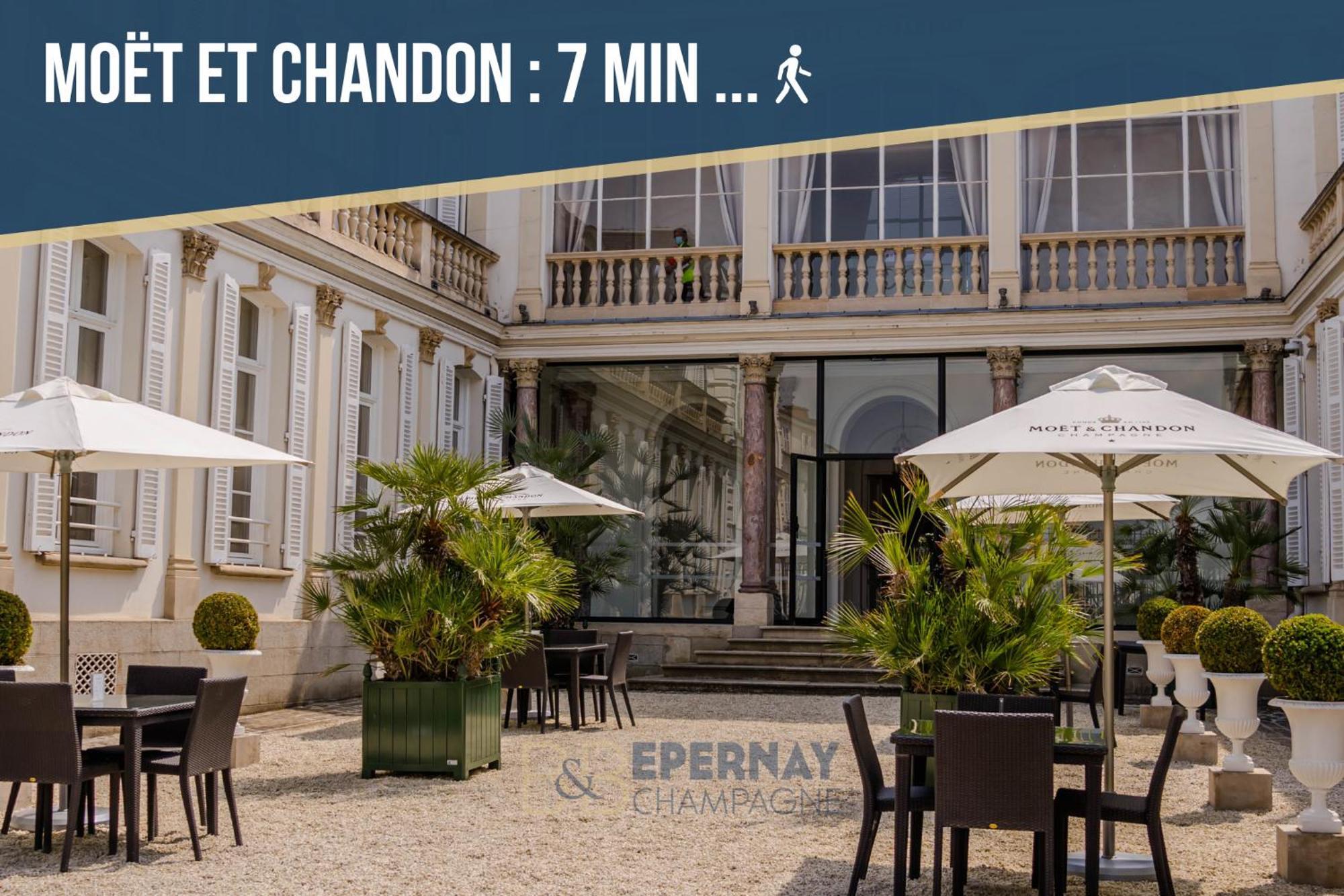 Terrasse 86 - Terrasse & Climatisation - 4-6 Personnes - Bnb Épernay Eksteriør bilde