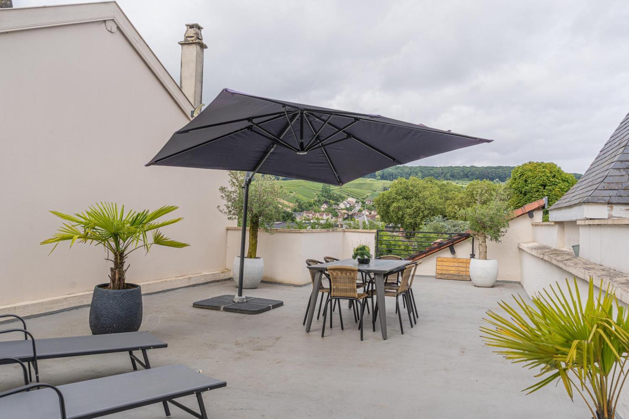 Terrasse 86 - Terrasse & Climatisation - 4-6 Personnes - Bnb Épernay Eksteriør bilde