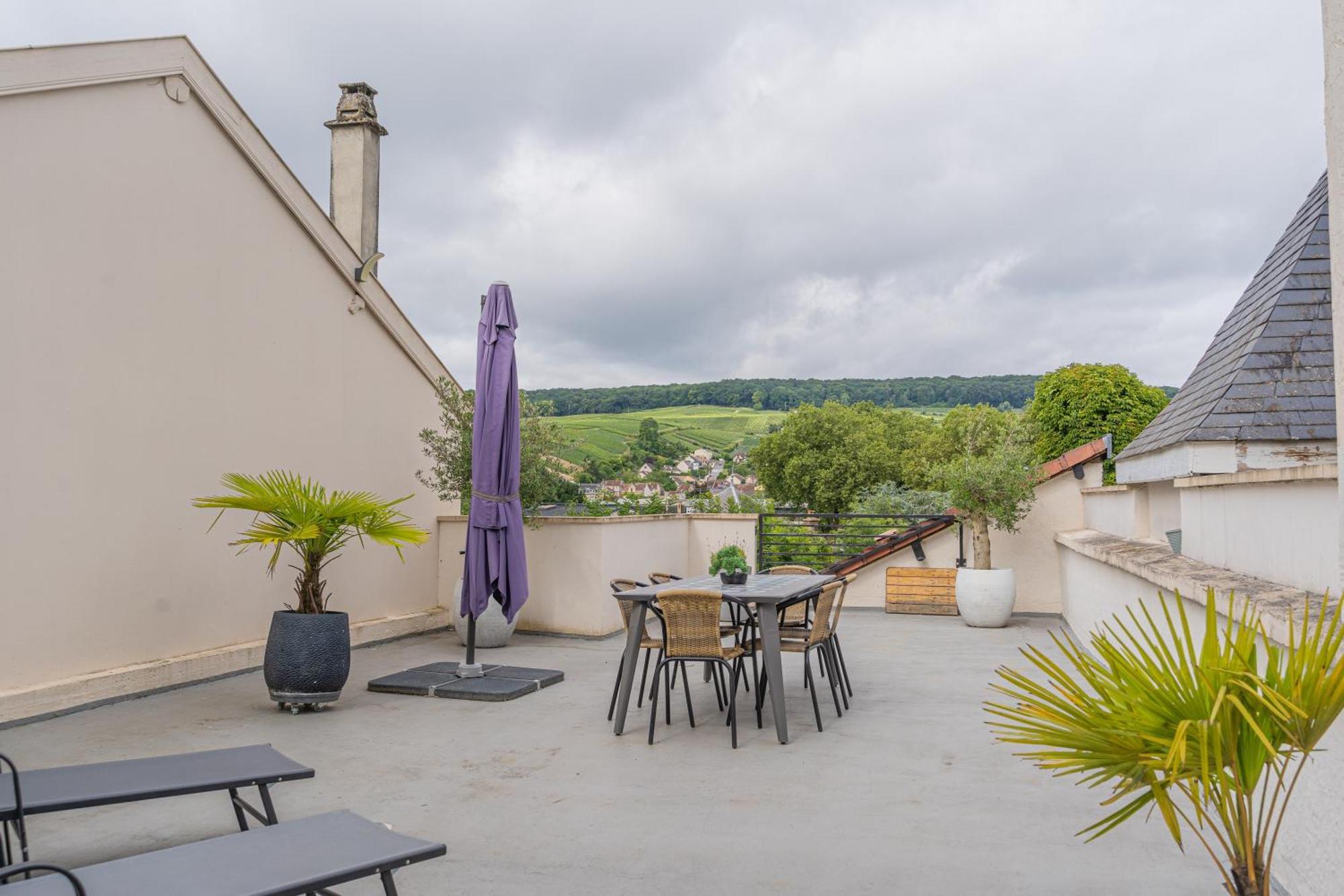 Terrasse 86 - Terrasse & Climatisation - 4-6 Personnes - Bnb Épernay Eksteriør bilde